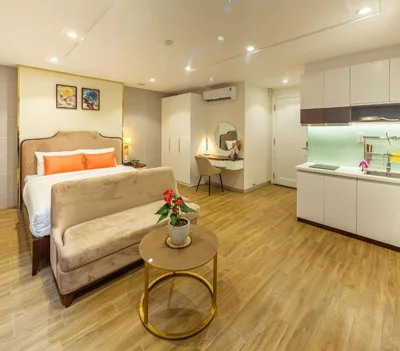 Studio avec canapé-lit - Sous-sol — Simmi 6 Hotel & Apartment